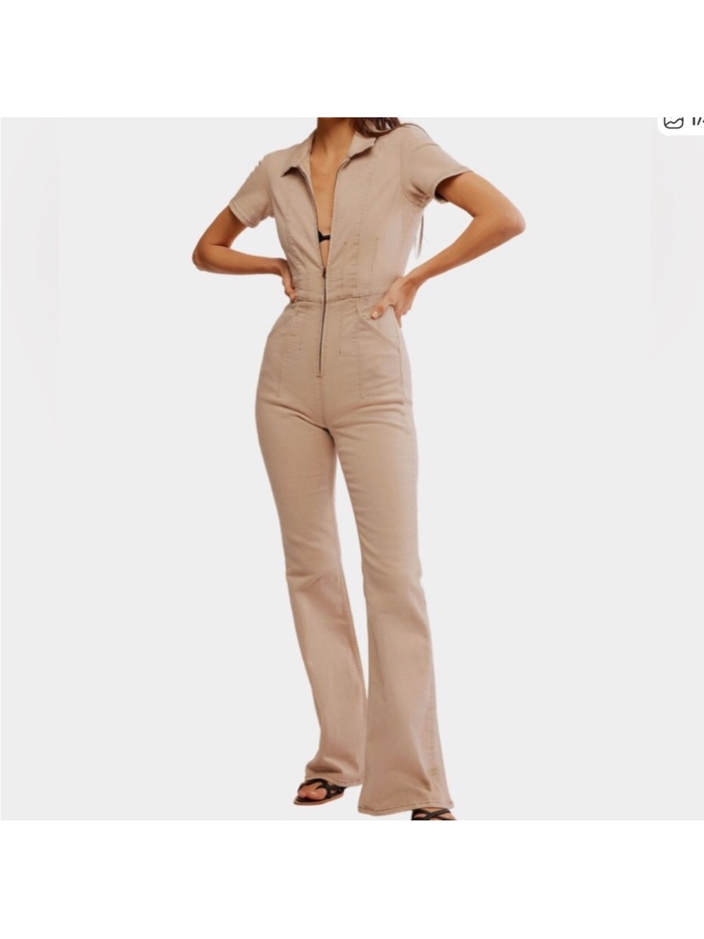 we the free jayde flare jumpsuit - Picture 4 of 11